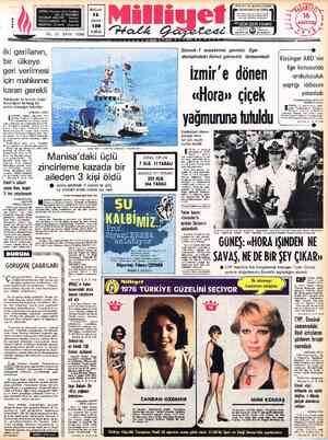  1976-1977 Bir öğretim g;= K J :lrm.lx_ AORESNavemeri Çedicz | RRDE aa || — 6 $ î TELGRAF: MİLLİYET, İstanbul YFA “GENİŞBİLGİ