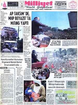  ADRES : Nuruosmaniye Caddesi TELGRAF: MİLLİYET, — İstanbul POSTA KUTUSU:492 - İstanbul TELEFON: 224410 - (Santral) ğ No: 65