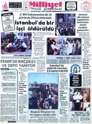  ADRES : Nuruosmaniye Caddesi BUGÜN ” No:65 İSTANBUL 12 TELGRAF: MİLLİYET, — İstanbul POSTA KUTUSU:492 İstanbul SAYFA TELEFON: