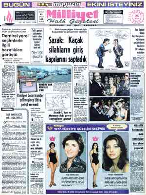  durulduğu ADRES : Nuruosmaniye Caddesi BUGÜN No:65 İSTANBUL 22 TELGRAF: MİLLİYET, — İstanbul POSTA KUTUSU:492  İstanbul SAYFA