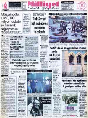 ADRES : Nuruosmaniye Caddesi No: 65 İSTANBUL 16 TELGRAF; MİLLİYET. — İstanbul POSTA KUTUSU 492 İstanbul SAYFA TELEFON: 224410