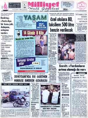 Milliyet sayfa 1