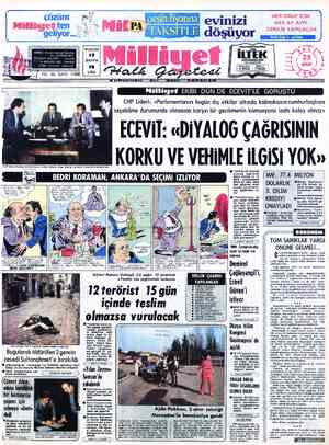  ADRES : Nuruosmaniye Caddesi No:65 İSTANBUL TELGRAF: MİLLİYET, — İstanbul TA KUTUSU 492 İstanbul SFON::224410 - (Santral)...