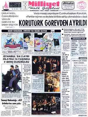  BUGÜN /I ı ADRES : Nuruosmaniye Caddesi v t No:65 İSTANBUL 12 ' a ı a TELGRAF: MİLLİYET, — İstanbul O| Posta kuTUSU: 492...