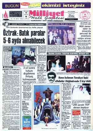 Milliyet sayfa 1