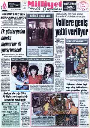  BUGÜN İHRAÇ KALİTESİ TÜRKİYE'NİN 14 EN BÜYÜK we BLUE IIEANS ÇOCUK SAYFA DERGİSİ 20 P melresi62 5 n ç 38, SAYI: 12582 DEA...