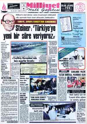  BUGÜN 14 SAYFA Milliyet'e özel demeç veren Avusturyalı milletvekili: «Bu aşamada kesin karar almayalım, bekleyelim » öleiner.