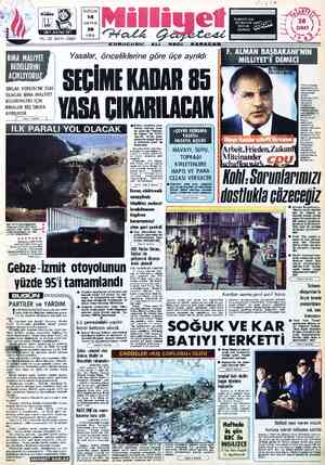 Milliyet sayfa 1