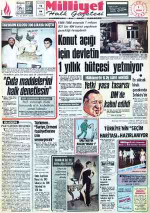  TÜRKİYE'NİN EN BÜYÜK ÇOCUK DERGİSİ YIL: 33, SAYI: 12723 1984-1988 arasında 1 milyon 801 bin 494 konut yapılması gerektiği...