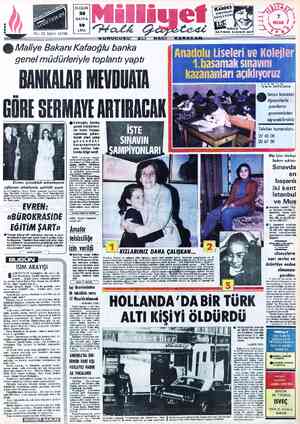  NİSAN SAYISINI ALDINIZ MI?| "Anadolu Lise kazananları a e genel müdürleriyle toplantı yaptı BANKALAR MEVDURTA 7, 8, 9, 10,