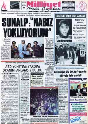  BUGÜN 14 SAYFA 30 LIRA ! YIL: 33, SAYI: 12737 BASAMA RSLAR Lisesonlar: 23 Nisan—7 Mayıs (150 saat 9000 TL) Beklemeliler: 25