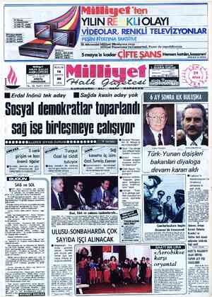  67 Ekran NORDMENDE 10.500 TL. âğ 10.500 TL. ti t Betamax sistem TOSHİBA Video 18.000 peşin 18.000TL. taksit AVRUPA...
