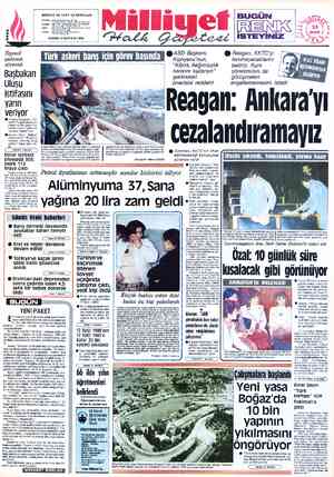  MERKEZ VE YURT İÇİ BÜROLARI BUGÜN İSTANBUL: Nuruosmaniye Cad. No: 65 Teh 522 44 10 (10 Hati - 528 04 50 15 Hat ANKARA: İZmir