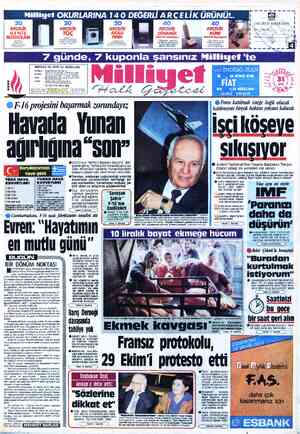  g--- -.—A.L . K 140 URUN AR!V[AĞAN[ wyet OKURLARINA 14 0 DEĞERLİ ARCELİK ÜRÜNÜ! i I I I N 'Ülkemizin. özellikle derinliğine