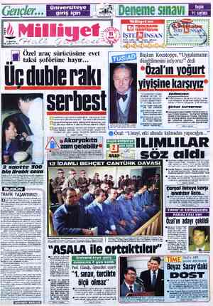  ; .. .f 20 SAYFA 50 LİRA ikOv dahili a) F SŞ '2 saatte 300 bün liralık ceza *İrafik polisi ve Adli Tıp Kurumu'nun sıkı alkol