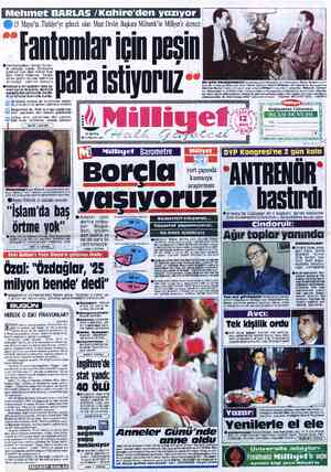 Milliyet sayfa 1