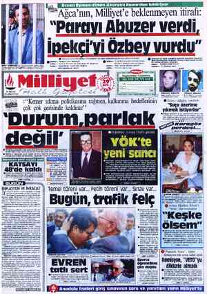  | L“L“Agca nın, Milliyet'e beklenmeyen itirafı: “Parcayı Abuzer verdi, İpekçi'yi Özbey vurdu” © Duruşma arasında Milliyet...