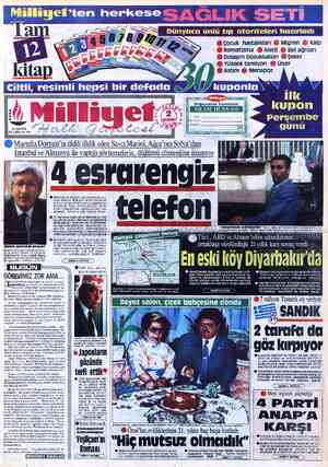 Milliyet sayfa 1