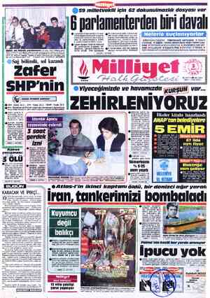  MA © 59 milletvekili için 62 dokunulmazlık dosyası vear 6 parlamenterden biri davalı © suçlananmilletvekillerinin par- €g59