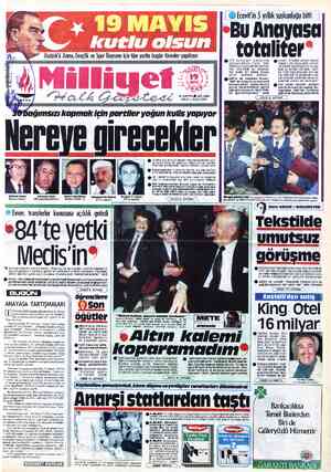  Ecevit'in 5 yıllık suskunluğu bitti | BU AH(IY(IS(I sanın 16 SAYFA© 100 LİRA (90.91 4 9.09 KDV) B hh Haluk Bayülken Önerilere
