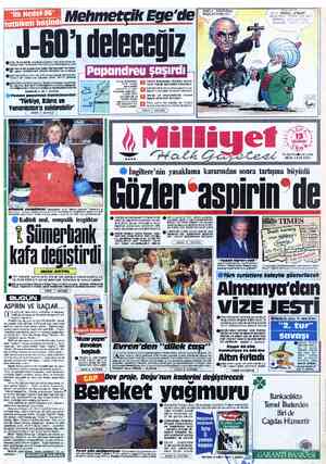  -G0 © özal, “İkkeder 86 tatbikatı sırasında Türk uçaklarının ge- HAÇLI © Zitoinde 3 Gönavakoridorunu geçebileceğini söyledi