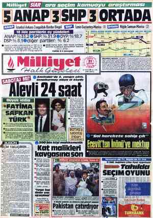  5 ANAP'3SHP 3 ORTADA EGLGİ İstanbul-Ankara-Zonguldak-Burdur-Bingöl - VELLİ İzmir-Gaziantep-Manisa (1) Niğde-Samsun-Manisa (2)