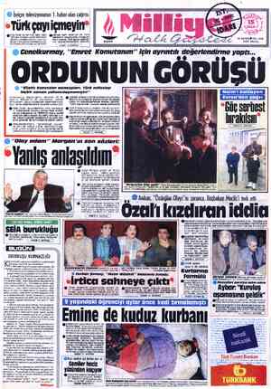  © İsviçre televizyonunun 1. haber olan çağrısı: Türk çayı içmeyin (€©Pna haber bülteninde halkı kara © Türkçayı'nakarşıuyaran