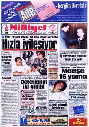  d Ğ Ç) —<;12 l" 4 ŞUBAT NCZ 16 SAYFA© 100 LİRA (KDV DAHİL) Keçeciler “başkan”' gibi... ANAP'taı | etkinlik — yarışı Bir anda