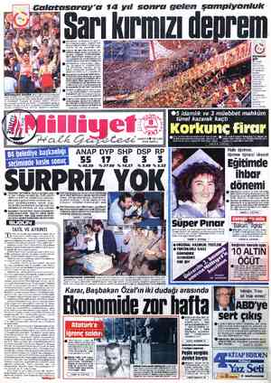  Bitmeyen COŞKU Maçın başlama saatinden çok Önce Ali Sami Yen'in tribünlerini dolduran binlerce Galata- Saraylı karşılaşma...