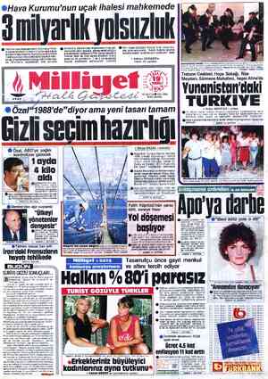 Milliyet sayfa 1