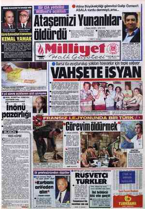 Milliyet sayfa 1