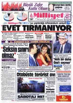 Milliyet sayfa 1