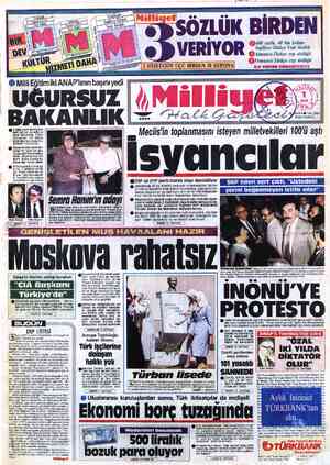  © Milli Eğitim iki ANAP'lının başını yedi GURSUZ © 4 vıllık ANAP iktidarının Mİlli Eğitim Gençlik ve spor Bakanlığı, Vehbi