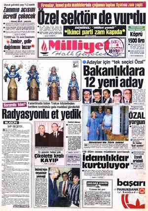  Ulusal gelirdeki payı V02 azaldı Zammın acısını © ücretli çelıeı:alı * Fikret BİLÂ » ANKARA Akaryakıt, şeker, telefon, çay ve