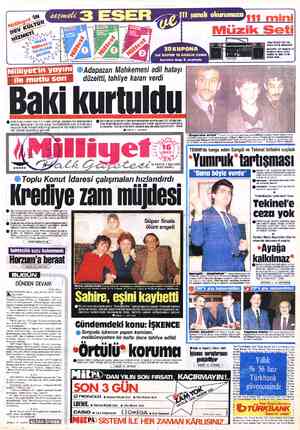  11 şanslı okurumuza CA ceçmeli B ESER T Telra-Telestar özel beş bantlı grafik ekolayzerli. Ayrılabilir çift hoparlör ve...
