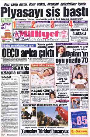  Faiz yanşı durdu, dolar atakta, elmnnmi belirsizlikler içinde Bir bankacı : “Fırtına, kara bulutlar getirdi. Artık önümüzü