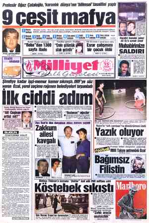  Profesör Oğuz Çataloğlu, 'karanlık dünya'nın 'bilimsel' tasnifini yaptı 9 ceşitmafya İthalat — Mafyanın tarifini, “Dövmek,
