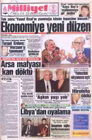 Milliyet sayfa 1