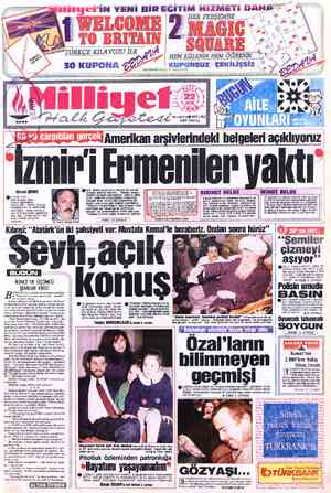 Milliyet sayfa 1