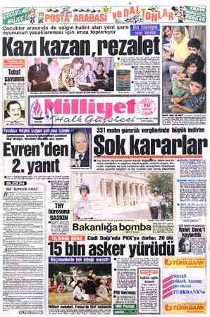  Tuhaf savlınma €© kazı kazan” oyununun geniş tepki görmesi Üzerine bir açıklama ya- pan Milli Piyango Ge- 'nel Müdürü Oğuz