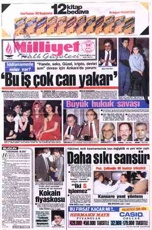  TLELkllAlü “Hande, seks, Güzel, kripto, devlet ” 20 SAYFA©TO0 LİRA (KDV DAHİL) £ D sırrı” davası için Ankara’da yorum: “Bu iş