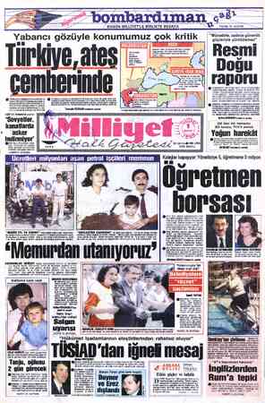 Milliyet sayfa 1