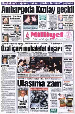 Milliyet sayfa 1
