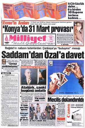  6 Cilt Sözlük daha.. 6sıbirden 30 Kupona herkese bedava... ı Evren'in | m nilâ ” 22 SAYFA » 800 LİRA “12 Eylül saat 03.00'ten