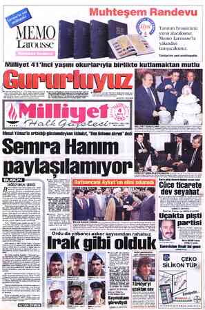 Milliyet sayfa 1