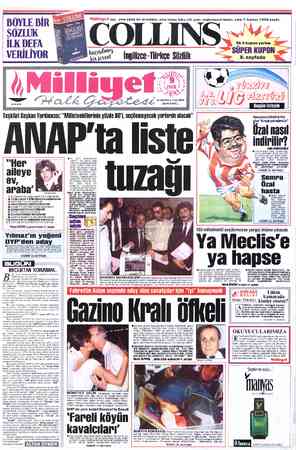  BÖYLE BİR SÖZLÜK İLK DEFA VERİLİYOR ıııı araha' 'a 4 1.Enflasyon bir yılda yüzde 30'a indirilecek 2.Yılda yüzde 7-8'lik...