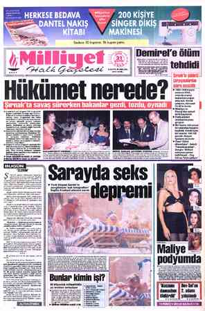  Avrupa'dan 92'nin yepyeni dantel.nakış modelleri. Lüks kağıdo, 96 sayfa. la Şırnak İl merkezine saldıran teröristor- dusuna