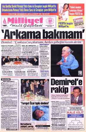 Milliyet sayfa 1