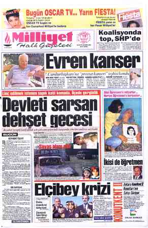  Türkiye'de 1 milyon 100 bin ailenin DA okuduğu tek tv-magazin dergisi — OSCAR TV bugün ve « her Cumartesi Milliyet'le bedava