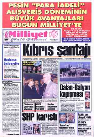  DESİN “JJ__L_,X LADELİ "" _,xLJ_J J_.;)JJ DÖNEMİNİN J A J_l_ _,ğ*j_,ğfj _ıL._J ARI BUGÜN MİLLİYET'TE 36 SAYFA © 7000TL BU...